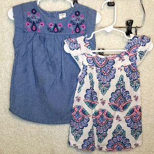 Bundle two 3T Carters tops